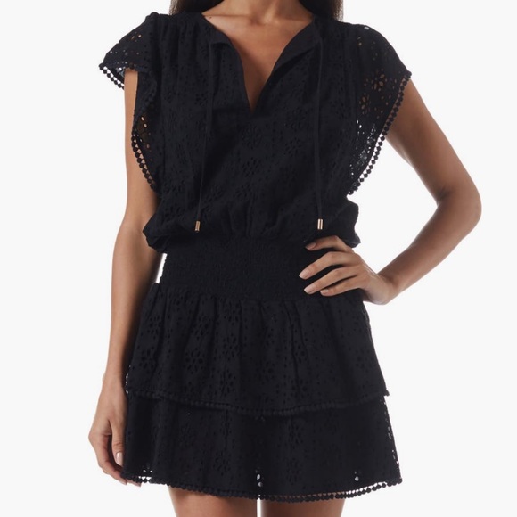 Melissa Odabash Keri Cover-Up Mini Dress XS - Picture 3 of 3